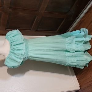 Women's Sweet Summer Dress With Double Layer Ruffle